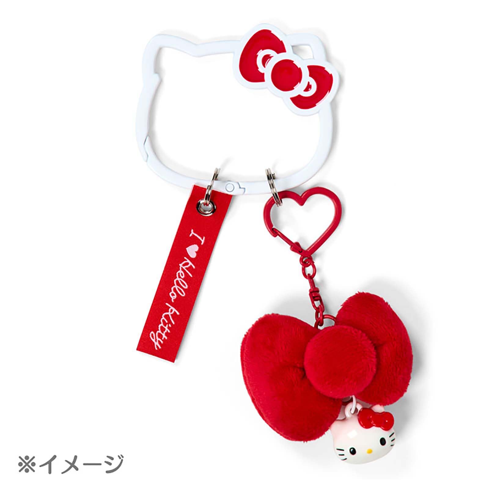 Amazon | サンリオ(SANRIO) フェイス形カラビナ（I Love Hello Kitty